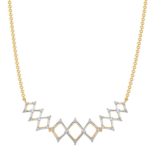 Crochet O Clock Diamond Necklaces