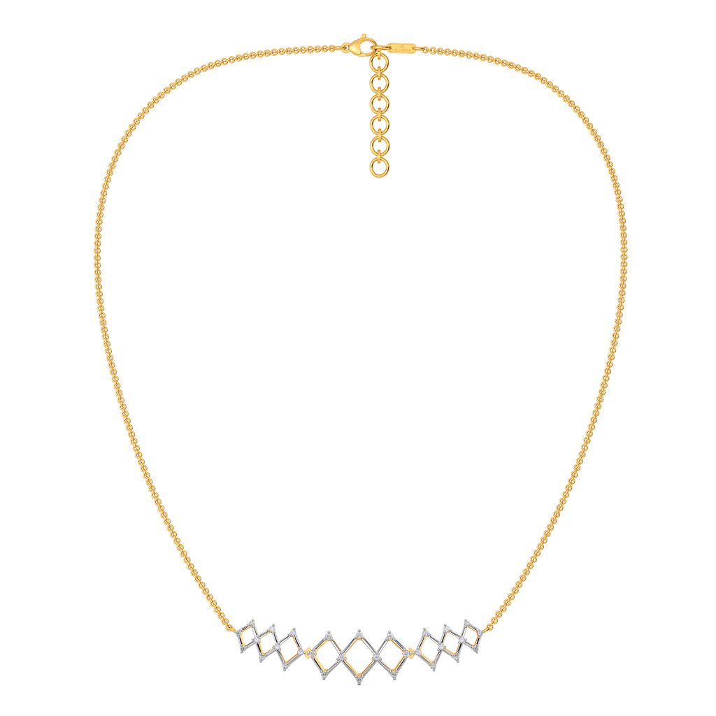 Crochet O Clock Diamond Necklaces