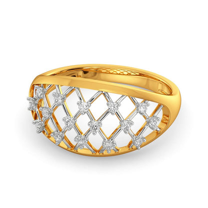 Crochet Corner Diamond Rings