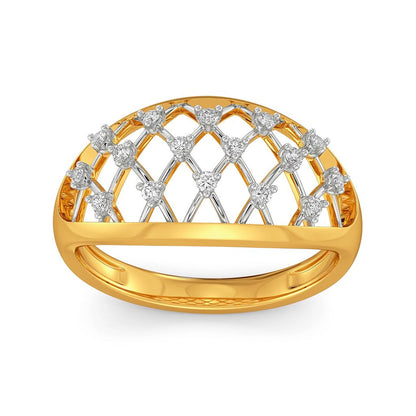 Crochet Corner Diamond Rings