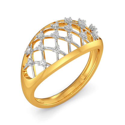 Crochet Corner Diamond Rings