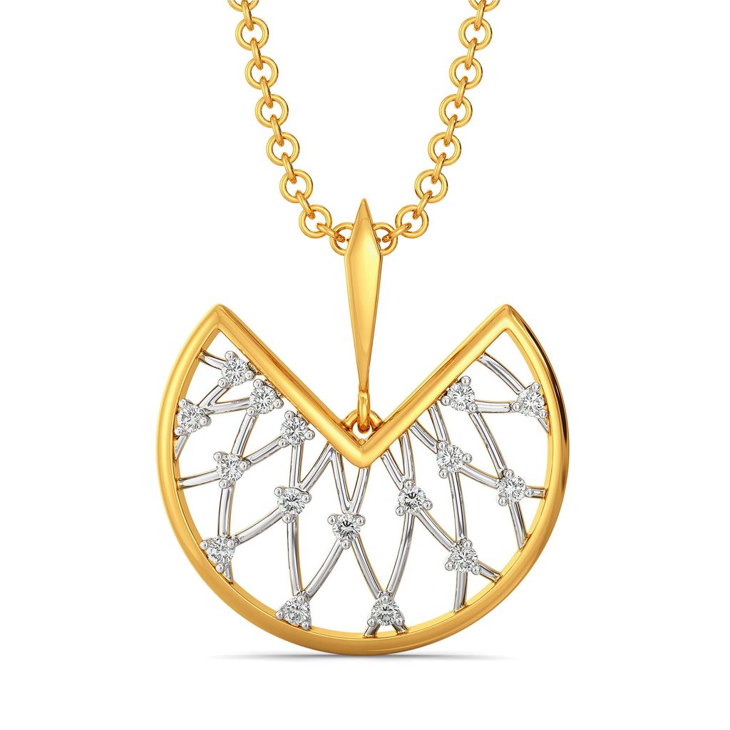 Crochet Corner Diamond Pendants