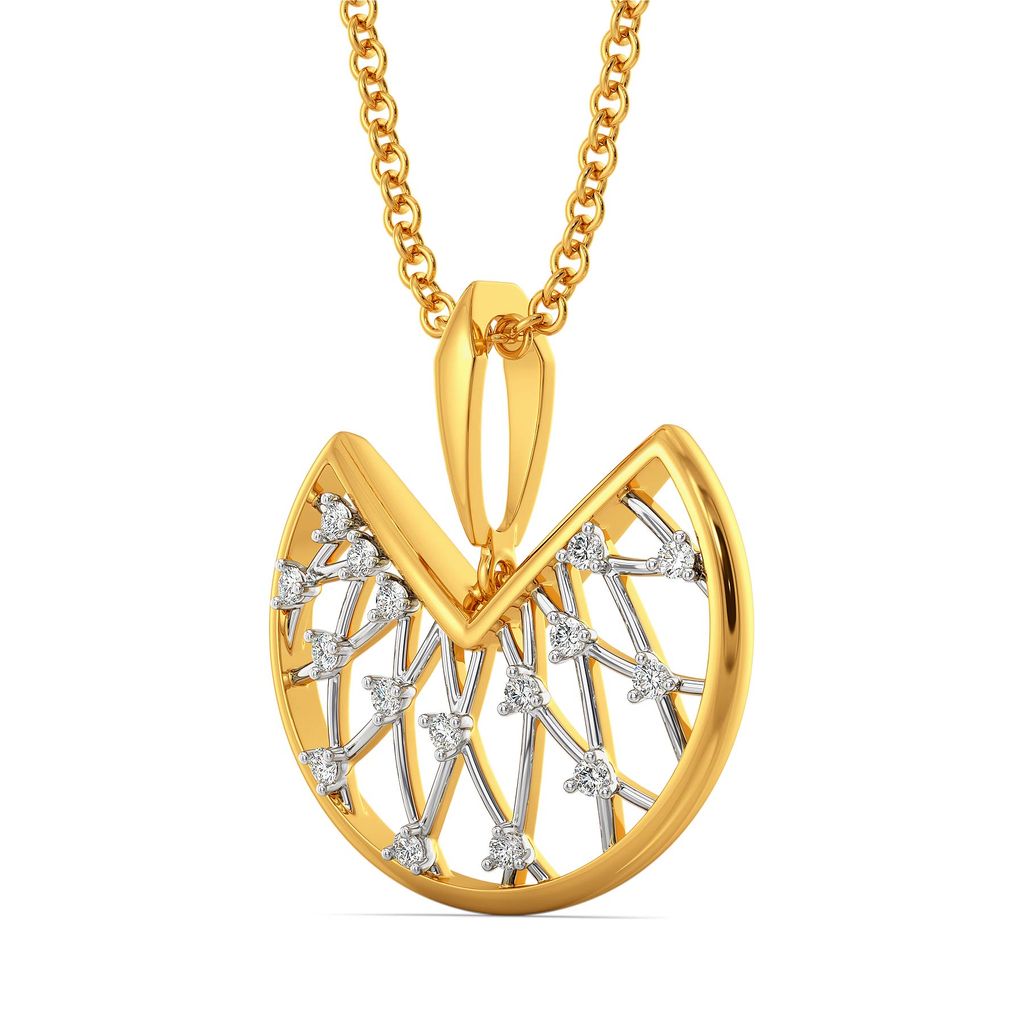 Crochet Corner Diamond Pendants