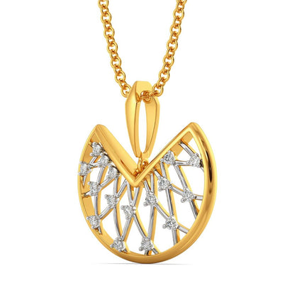 Crochet Corner Diamond Pendants