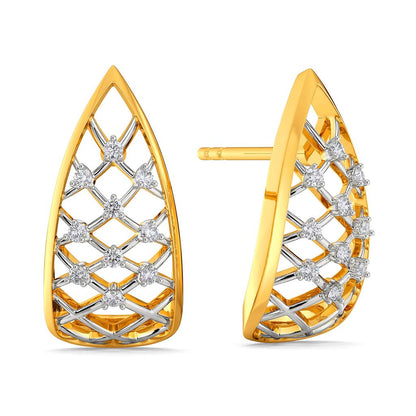 Nostalgic Crochet Diamond Earrings