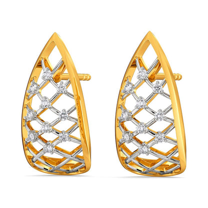 Nostalgic Crochet Diamond Earrings