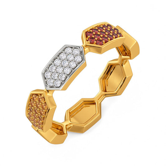 Colour Crowd Diamond Rings