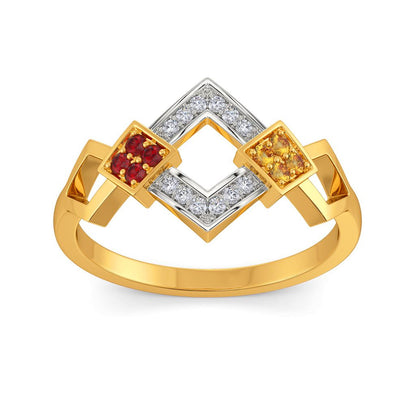 Colour Statement Diamond Rings
