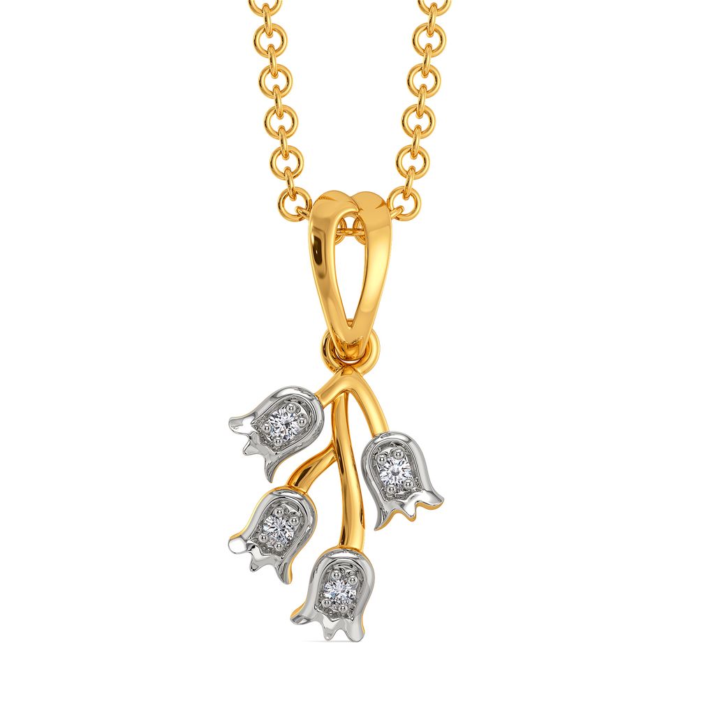 Daffodil Dreams Diamond Pendants