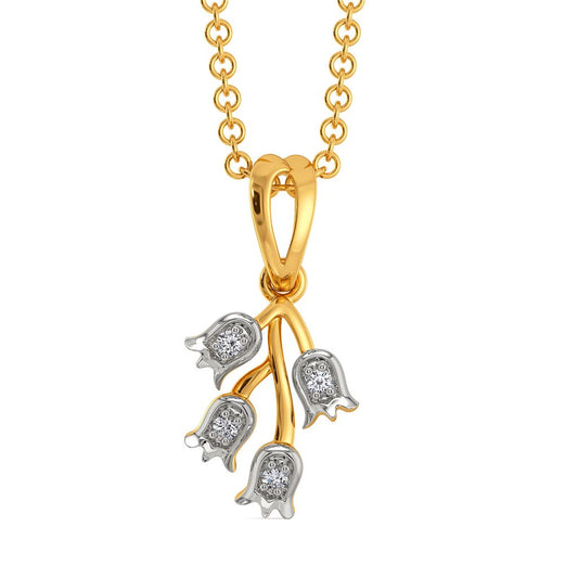 Daffodil Dreams Diamond Pendants