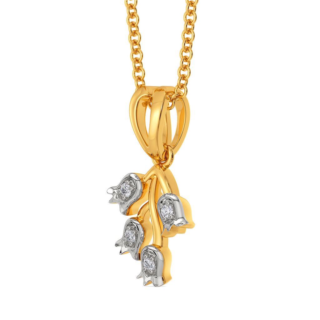Daffodil Dreams Diamond Pendants