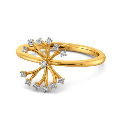 Dandelion Dates Diamond Rings