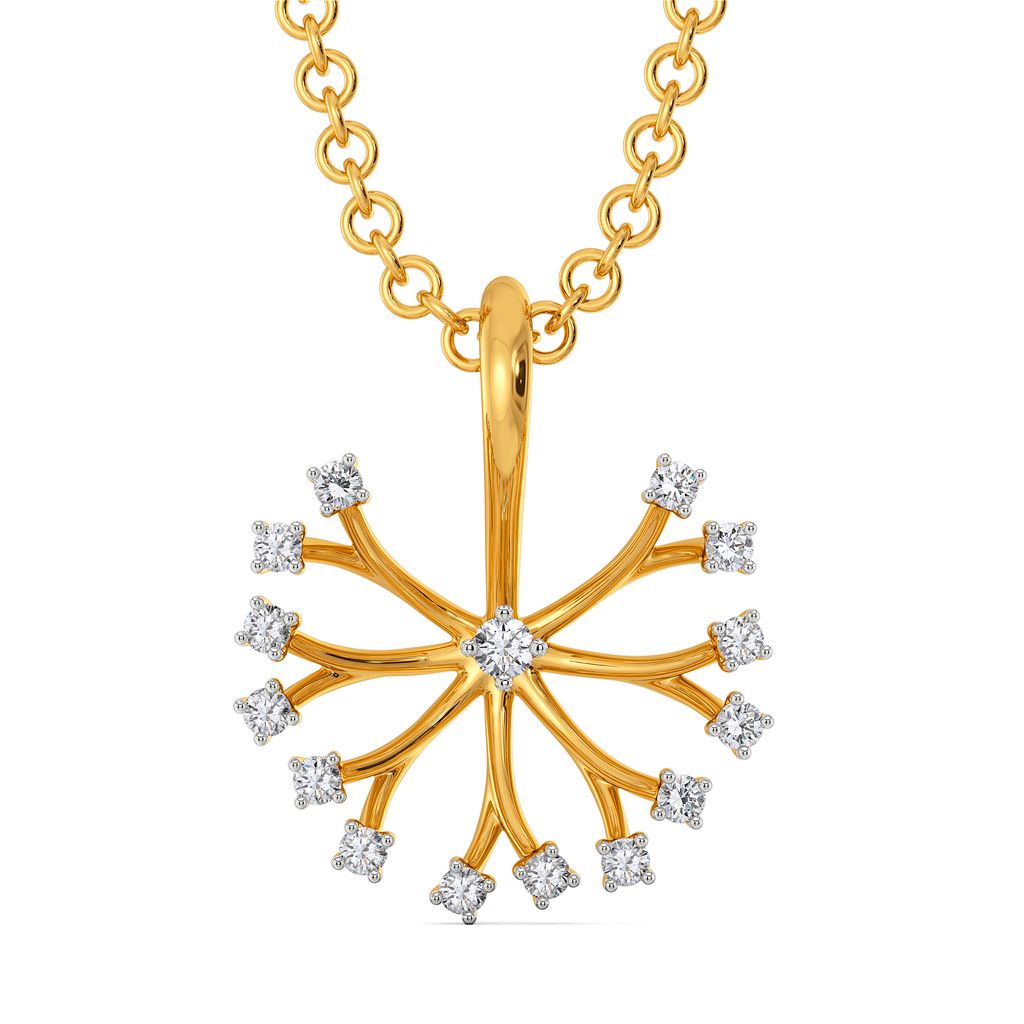 Dandelion Dates Diamond Pendants