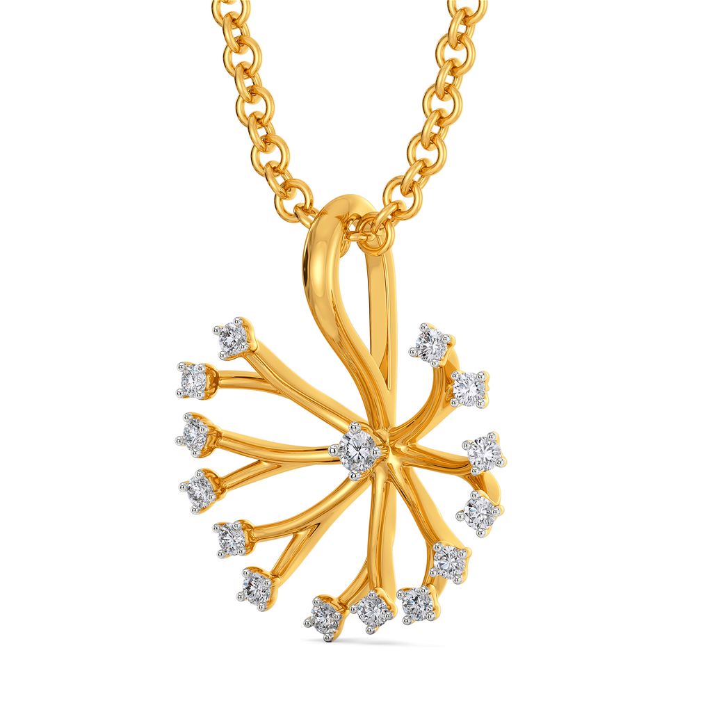 Dandelion Dates Diamond Pendants