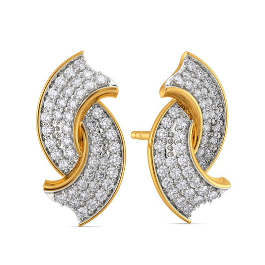 French Madame Diamond Earrings