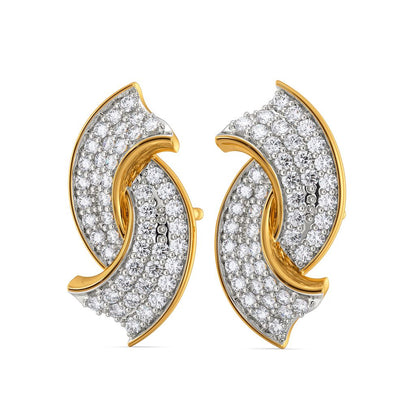 French Madame Diamond Earrings