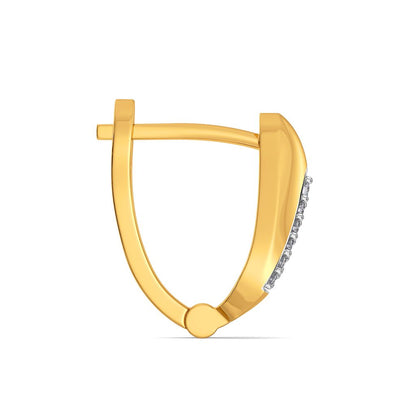 Hip Hems Diamond Earrings