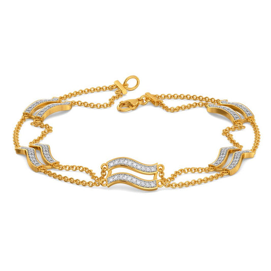 Frill Grandeur Diamond Bracelets