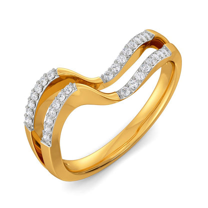 Frill Grandeur Diamond Rings