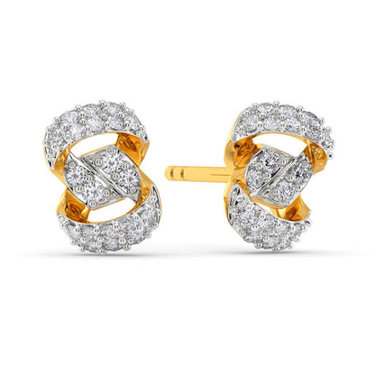 Structural Drama Diamond Earrings