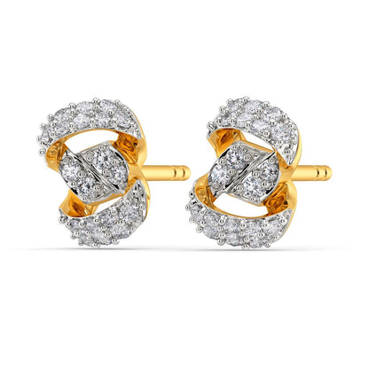 Structural Drama Diamond Earrings