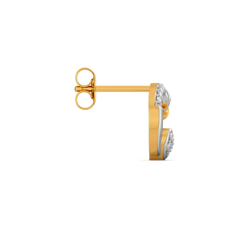 Swan Suave Diamond Earrings