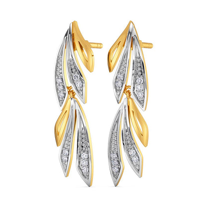 Vision in White Diamond Earrings