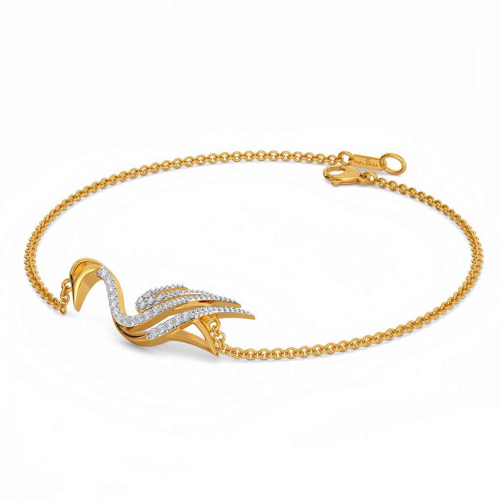 Swan Serenity Diamond Bracelets
