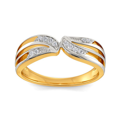 White Winged Diamond Rings