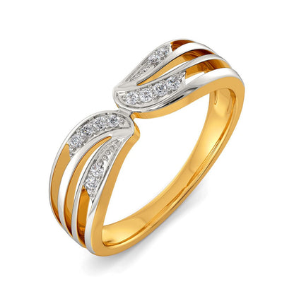 White Winged Diamond Rings