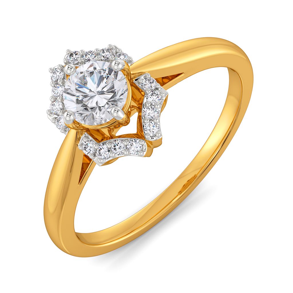 Wings of Love Diamond Rings