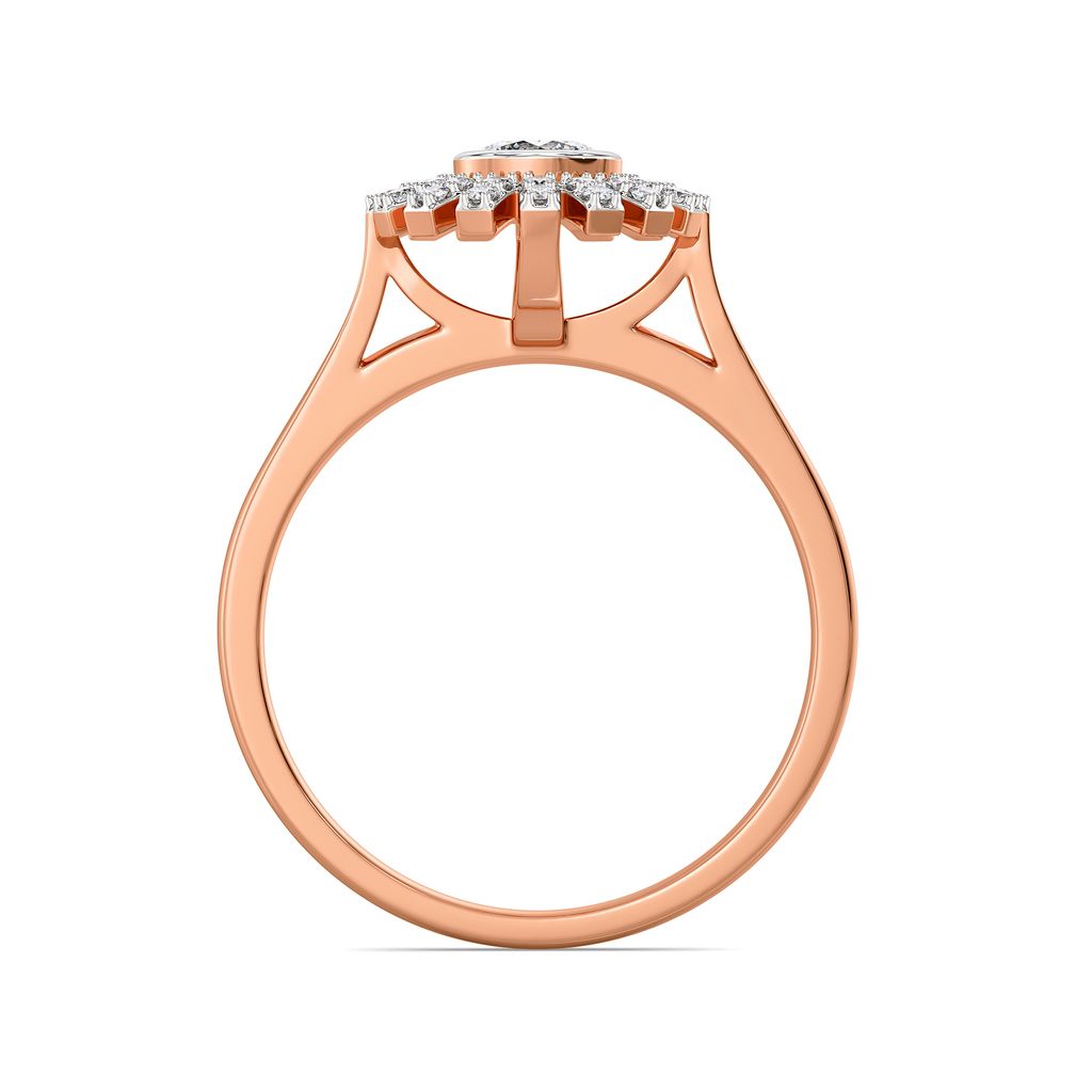 Flower Falls Diamond Rings