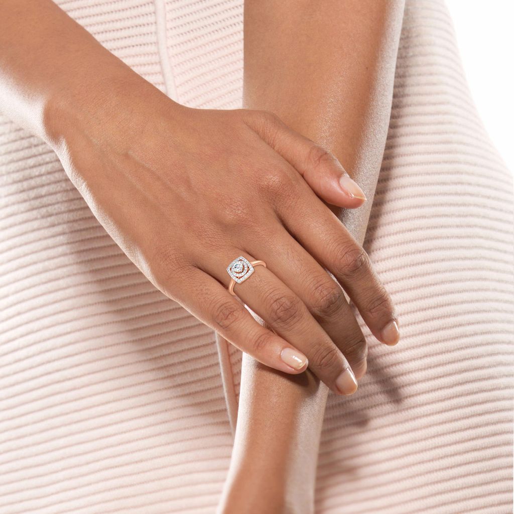 Care to Square Diamond Rings