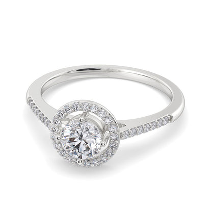 Halo Amour Diamond Rings