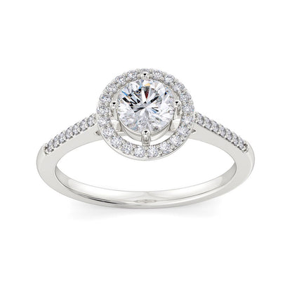 Halo Amour Diamond Rings