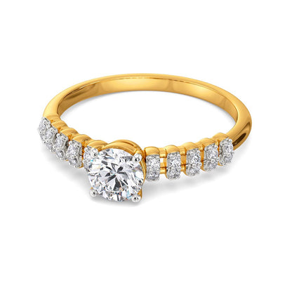 Moon N Back Diamond Rings