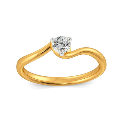 Curly Care Diamond Rings