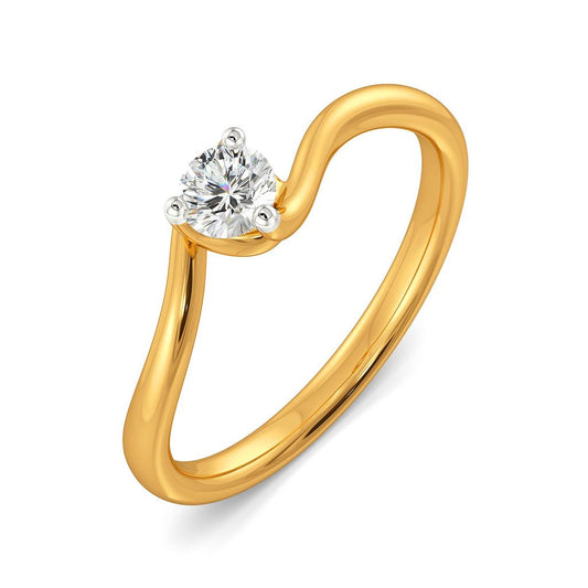 Curly Care Diamond Rings