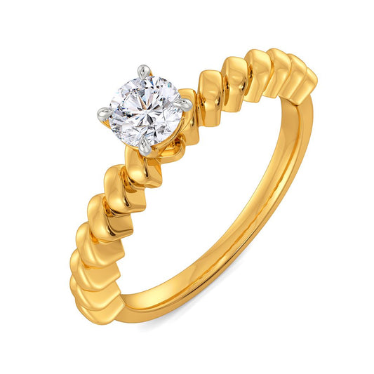 Lock with a Rock Diamond Rings