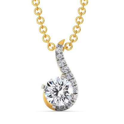 Twinkle Twirls Diamond Pendants