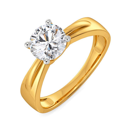 Bow Bort Diamond Rings