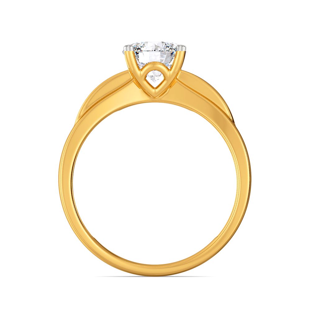 Bow Bort Diamond Rings