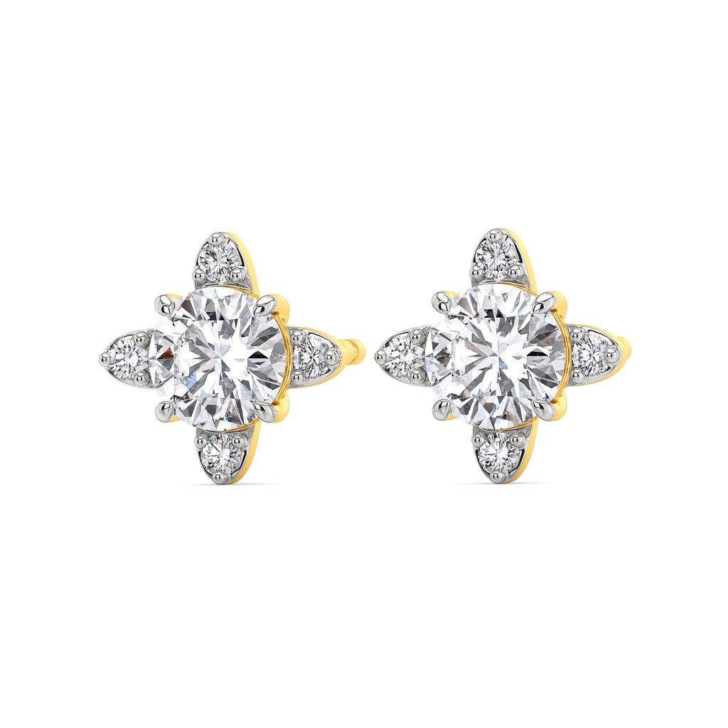 Glossy Guide Diamond Earrings
