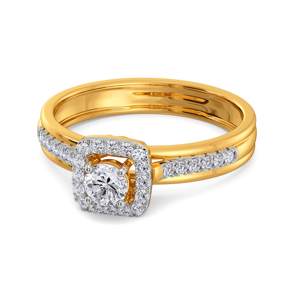 Solitaire Charm Diamond Rings