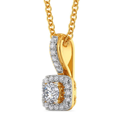 Square N Shine Diamond Pendants