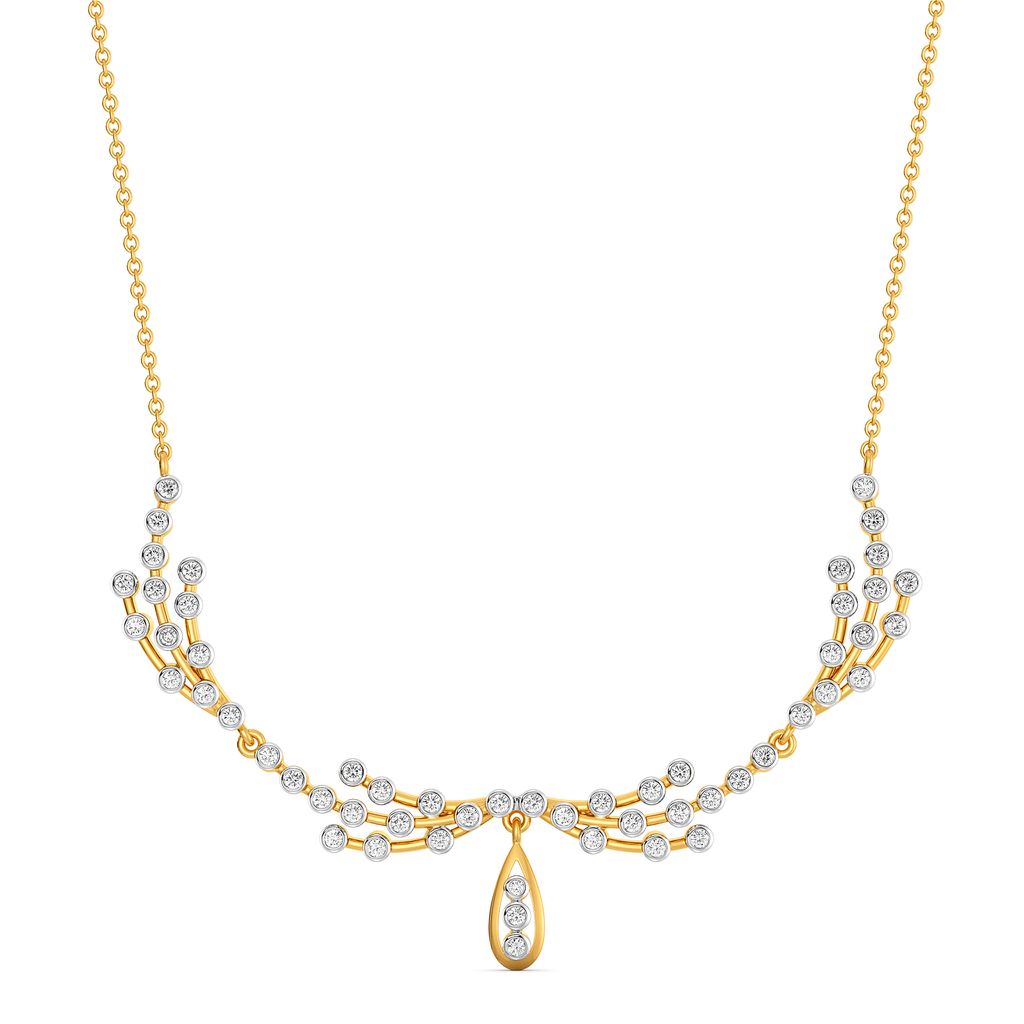 Wide N Comfy Diamond Necklaces