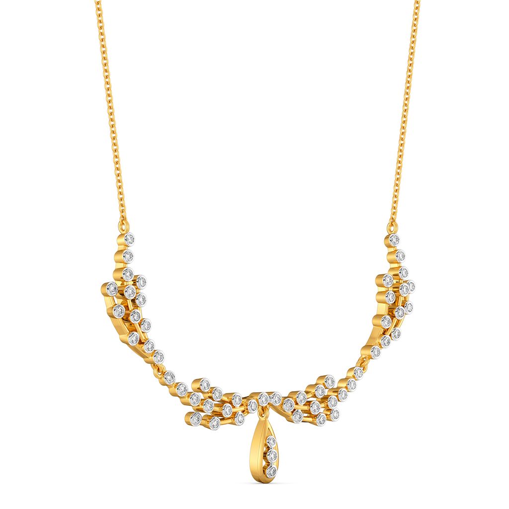 Wide N Comfy Diamond Necklaces