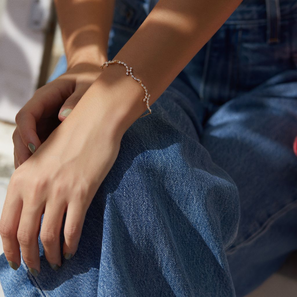 Baggy Theory Diamond Bracelets
