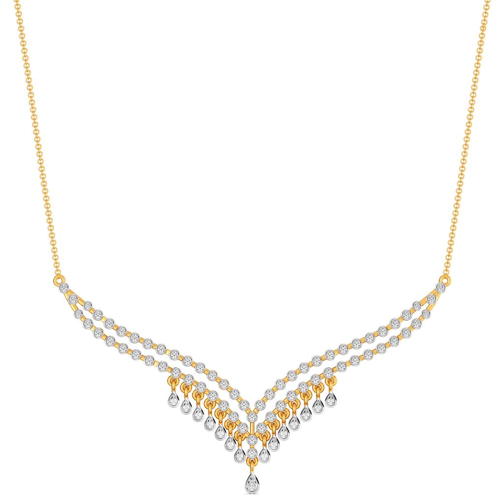 Baggy Drama Diamond Necklaces