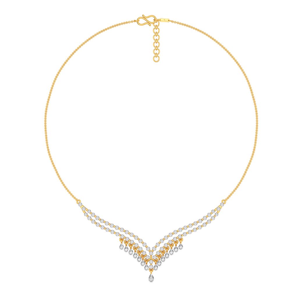 Baggy Drama Diamond Necklaces